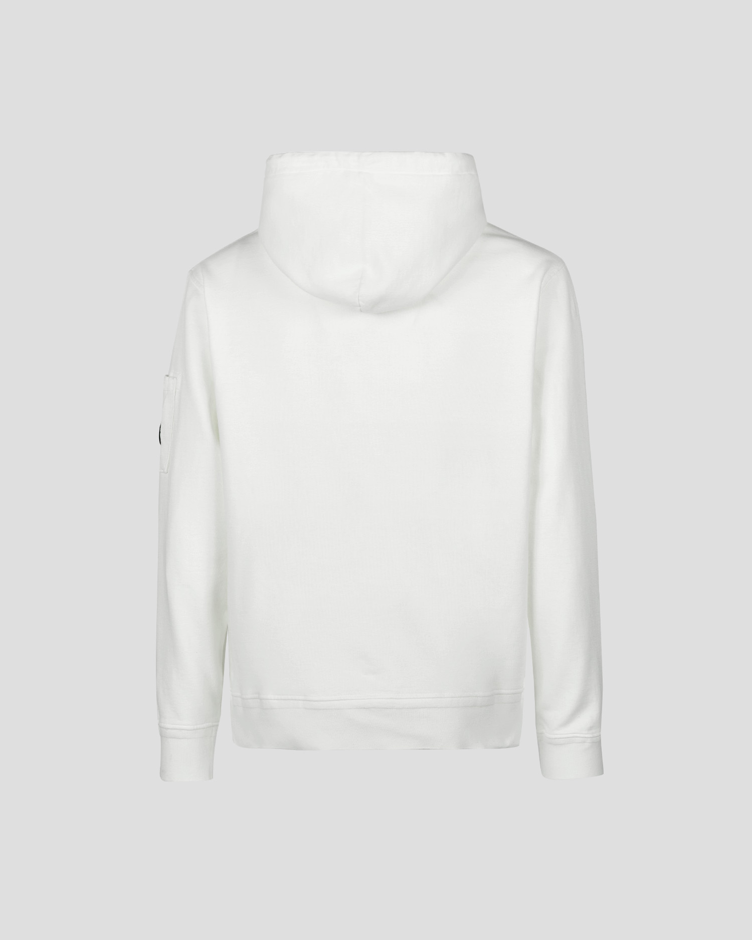 C.P. Company Cotton Fleece Hoodie Gauze White - Imagen 7