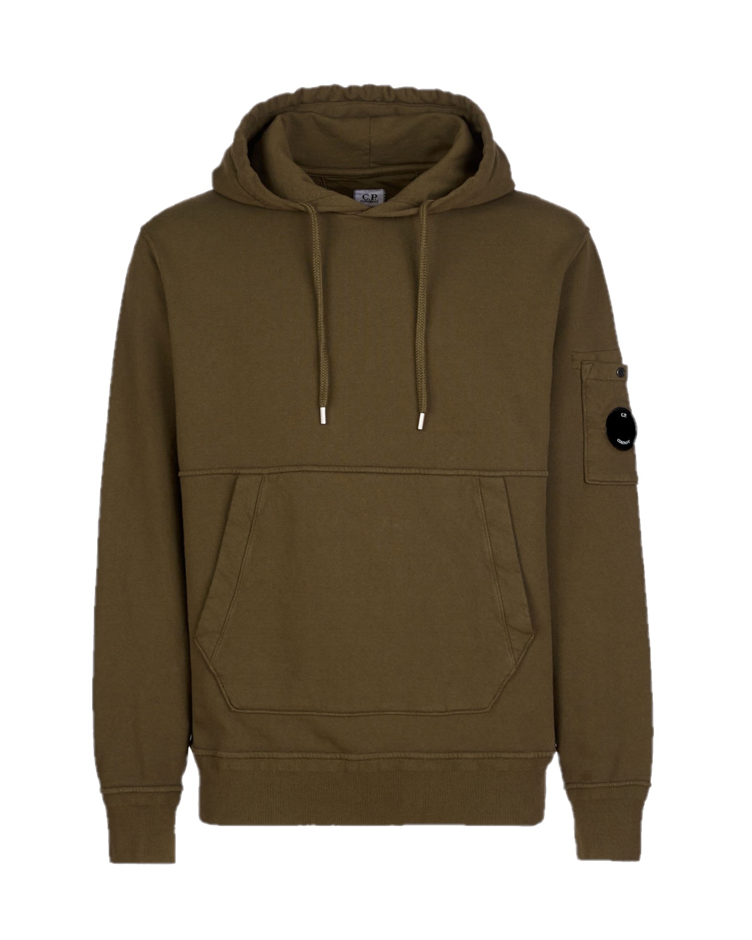 C.P. Company Cotton Fleece Hoodie Ivy Green