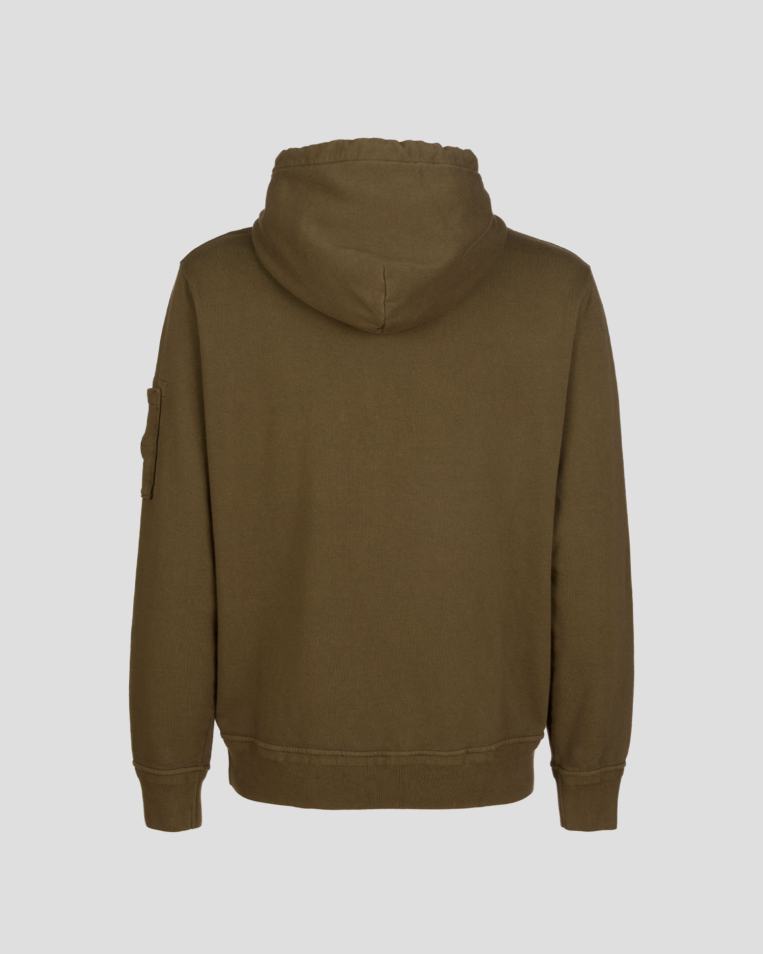 C.P. Company Cotton Fleece Hoodie Ivy Green - Imagen 8