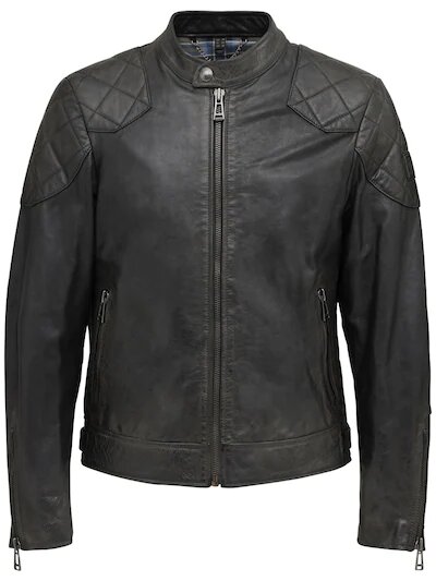 Belstaff Outlaw Jacket Hand Waxed Leather Black – Rivendel Madrid