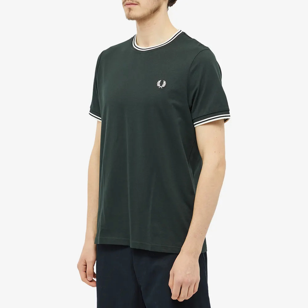 Fred Perry Twin Tipped T-Shirt Night Green - Imagen 2
