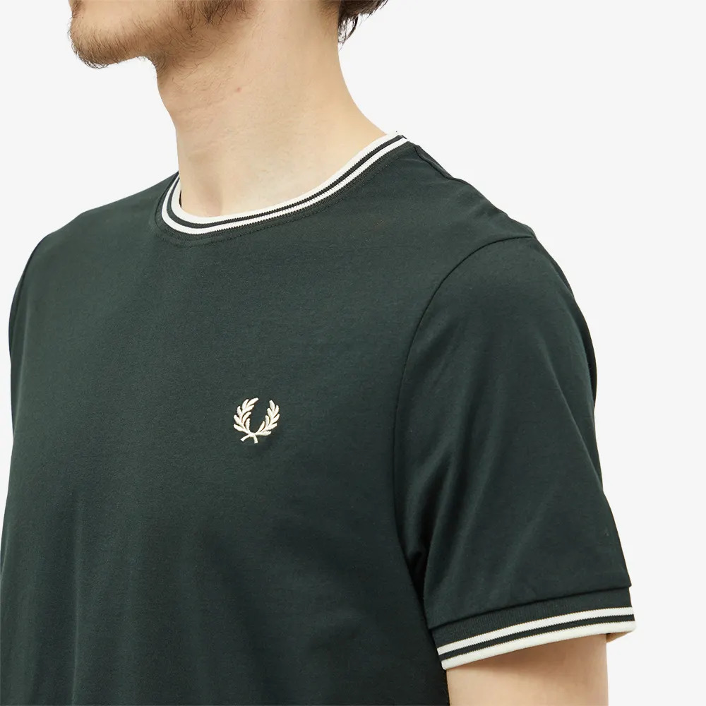Fred Perry Twin Tipped T-Shirt Night Green - Imagen 4