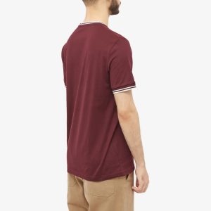 Fred Perry Twin Tipped T-Shirt Oxblood - Imagen 3