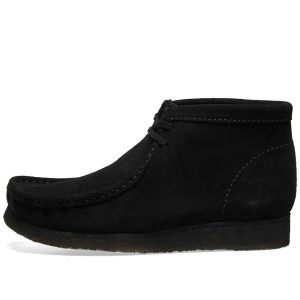 Clarks Originals Wallabee Boot Black Suede - Imagen 2