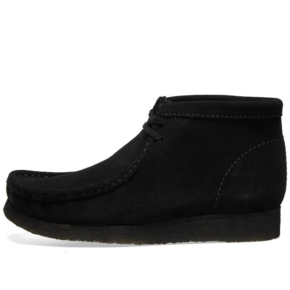 Clarks Originals Wallabee Boot Black Suede - Imagen 2