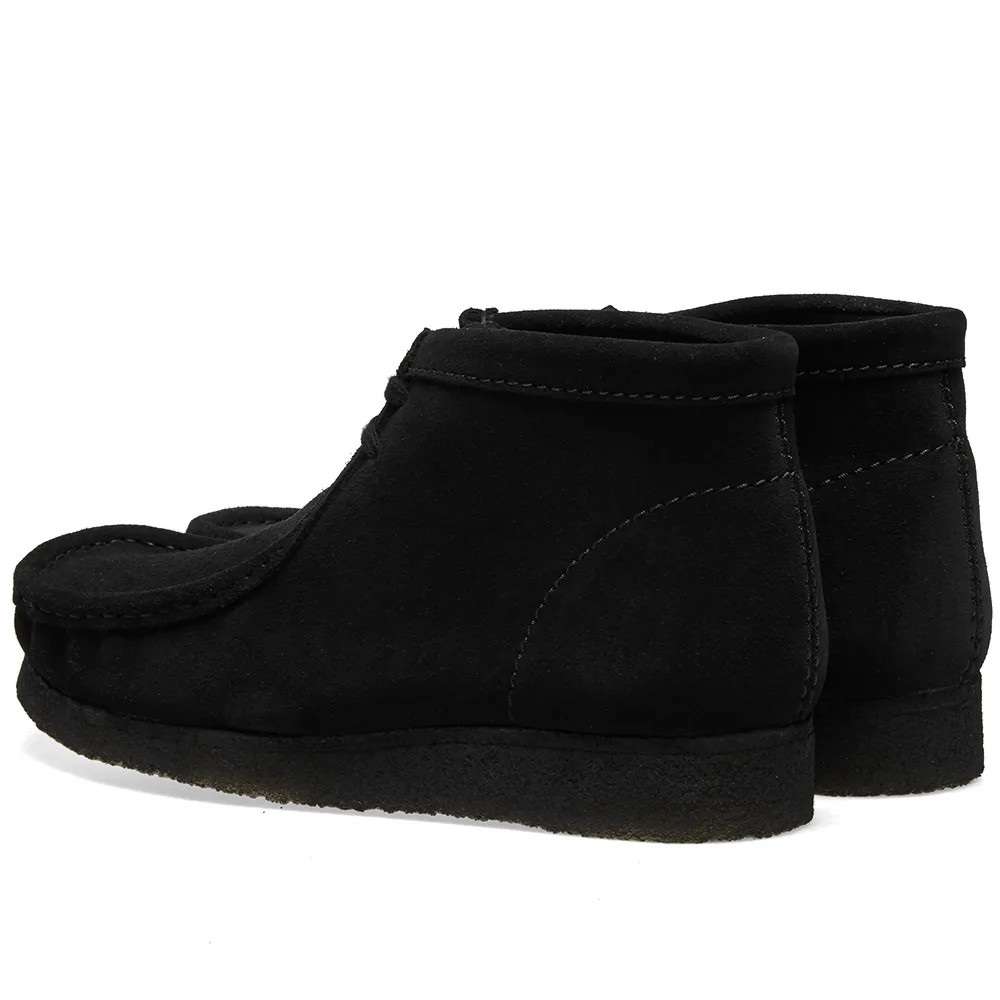 Clarks Originals Wallabee Boot Black Suede - Imagen 3