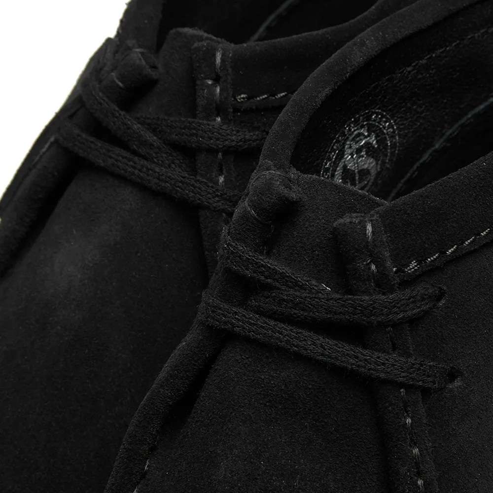 Clarks Originals Wallabee Boot Black Suede - Imagen 4