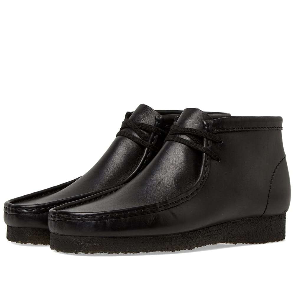 Clarks Originals Wallabee Boot Black Leather