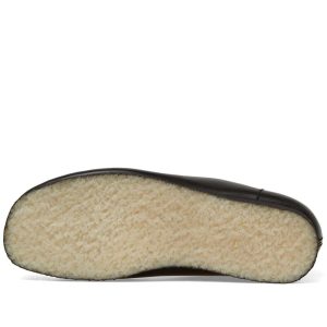 Clarks Originals Wallabee Boot Black Leather - Imagen 6