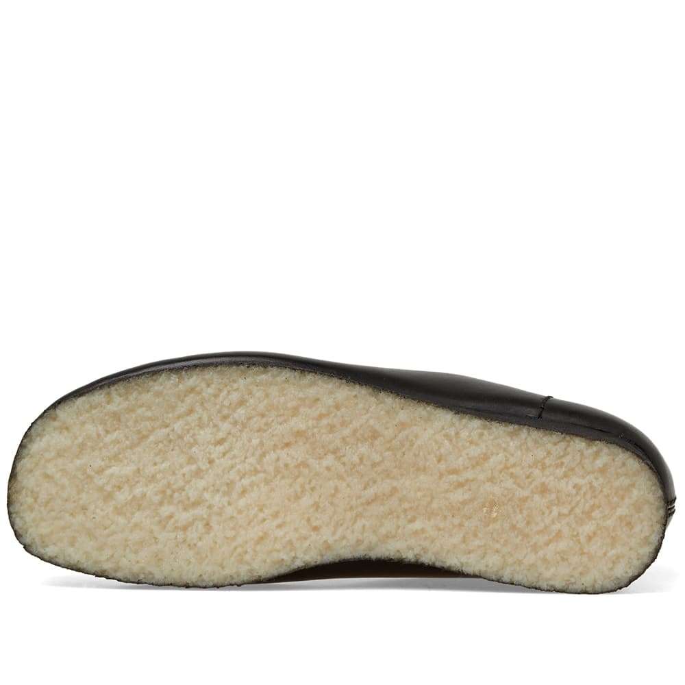 Clarks Originals Wallabee Boot Black Leather - Imagen 6