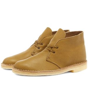 Clarks Originals Desert Boot Dark Olive Leather