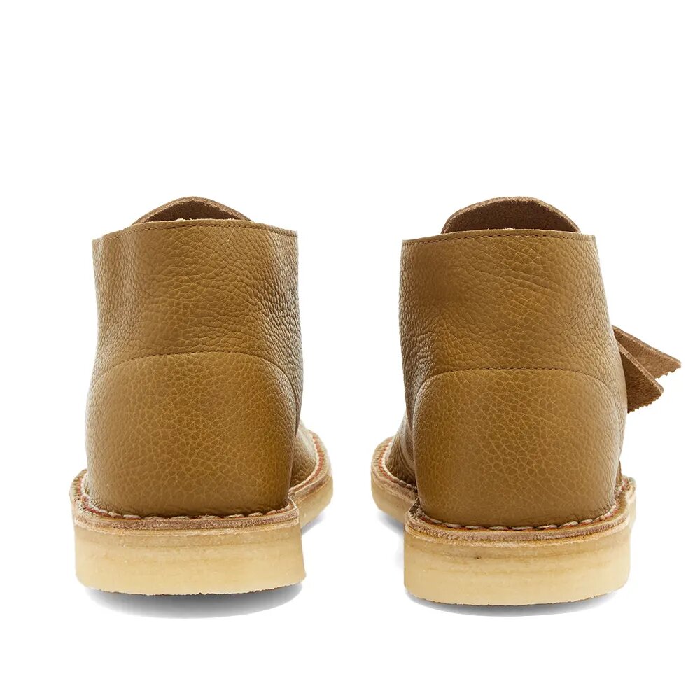 Clarks Originals Desert Boot Dark Olive Leather - Imagen 3
