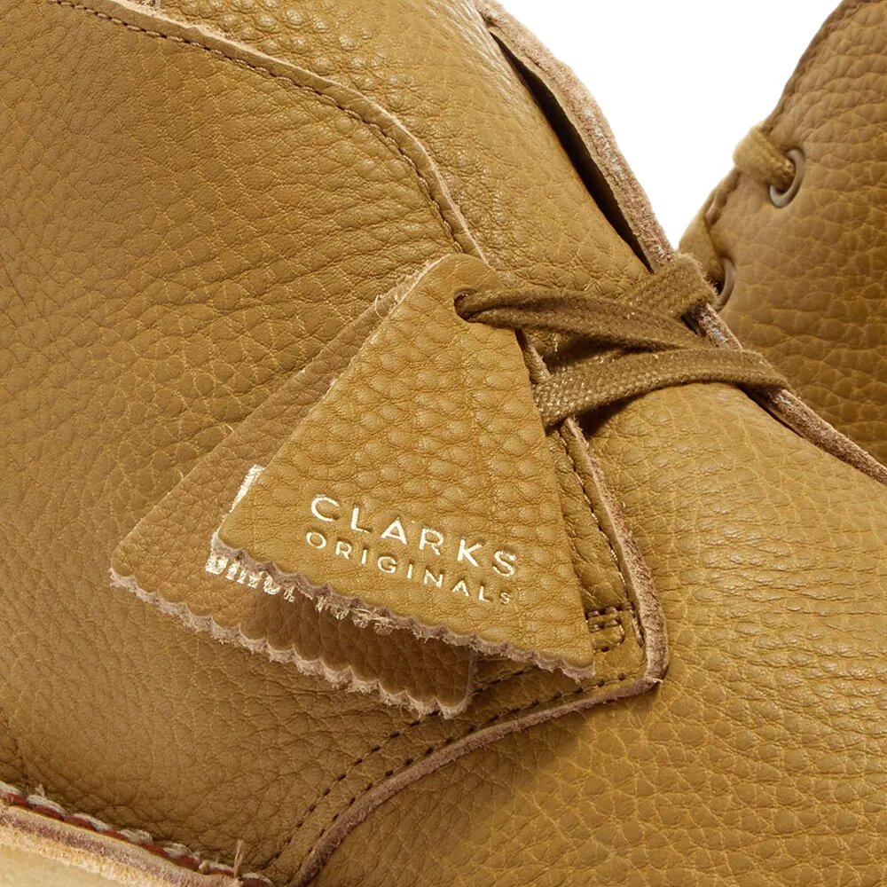 Clarks Originals Desert Boot Dark Olive Leather - Imagen 4
