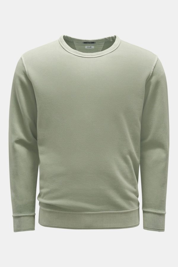 C.P. Company Cotton Fleece Resist Dyed Sweatshirt Green