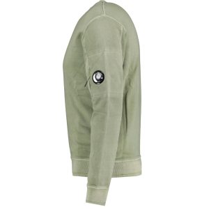 C.P. Company Cotton Fleece Resist Dyed Sweatshirt Green - Imagen 3
