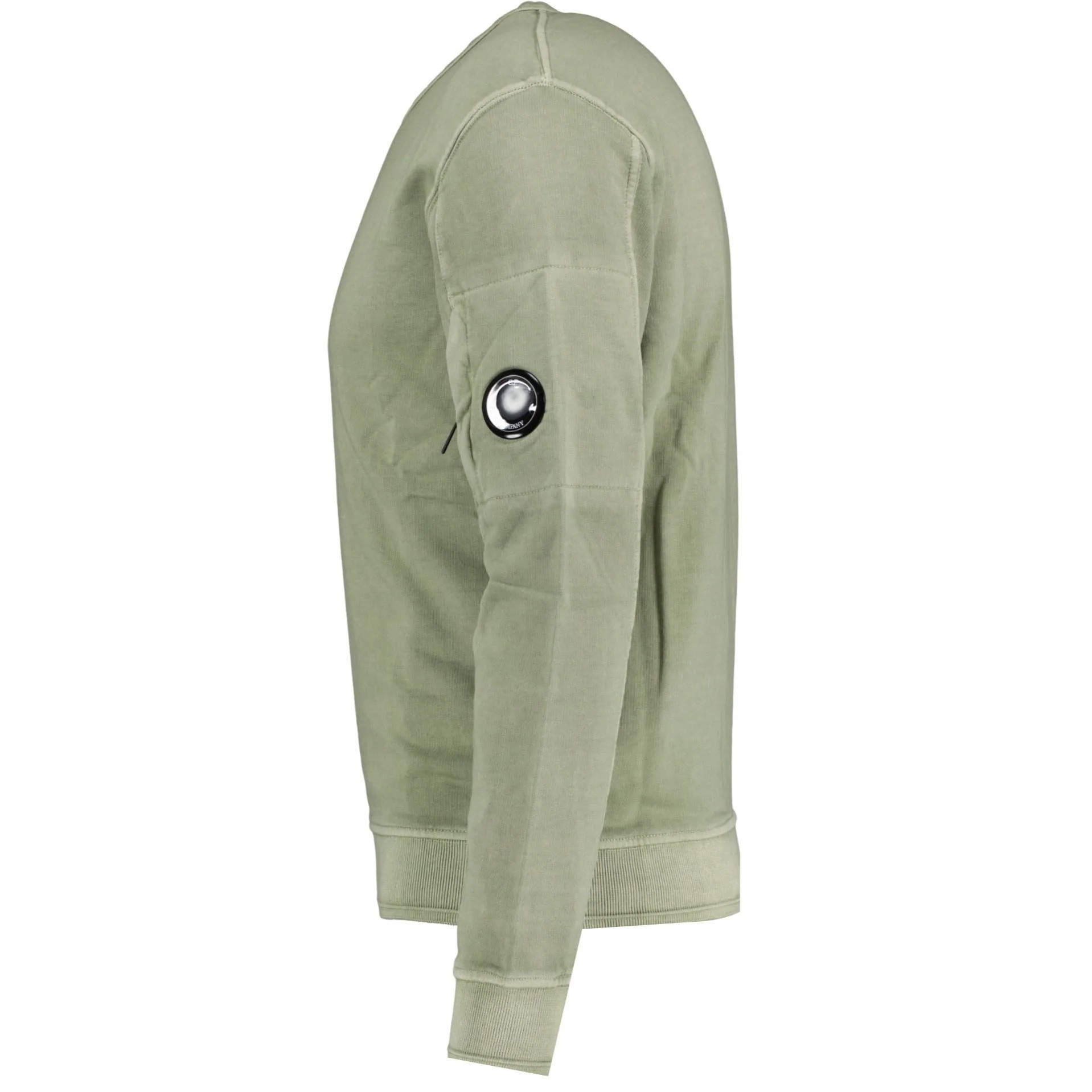C.P. Company Cotton Fleece Resist Dyed Sweatshirt Green - Imagen 3