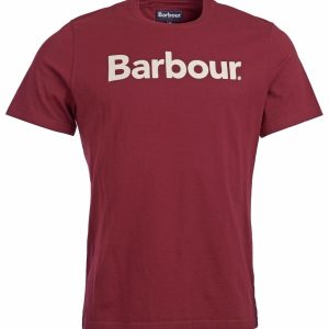 Barbour Logo T-Shirt Ruby