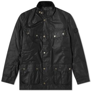 Barbour International Duke Waxed Jacket Black