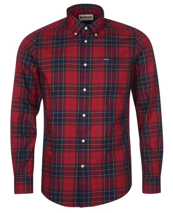 Barbour Wetheram Tailored Shirt Red
