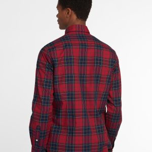 Barbour Wetheram Tailored Shirt Red - Imagen 3