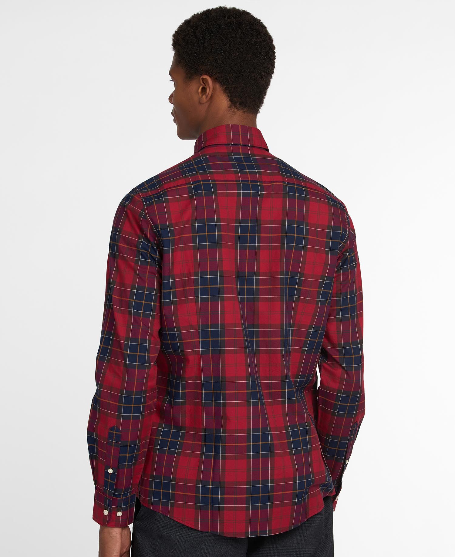 Barbour Wetheram Tailored Shirt Red - Imagen 3