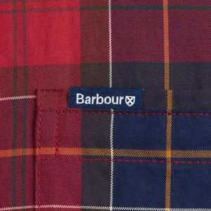 Barbour Wetheram Tailored Shirt Red - Imagen 4