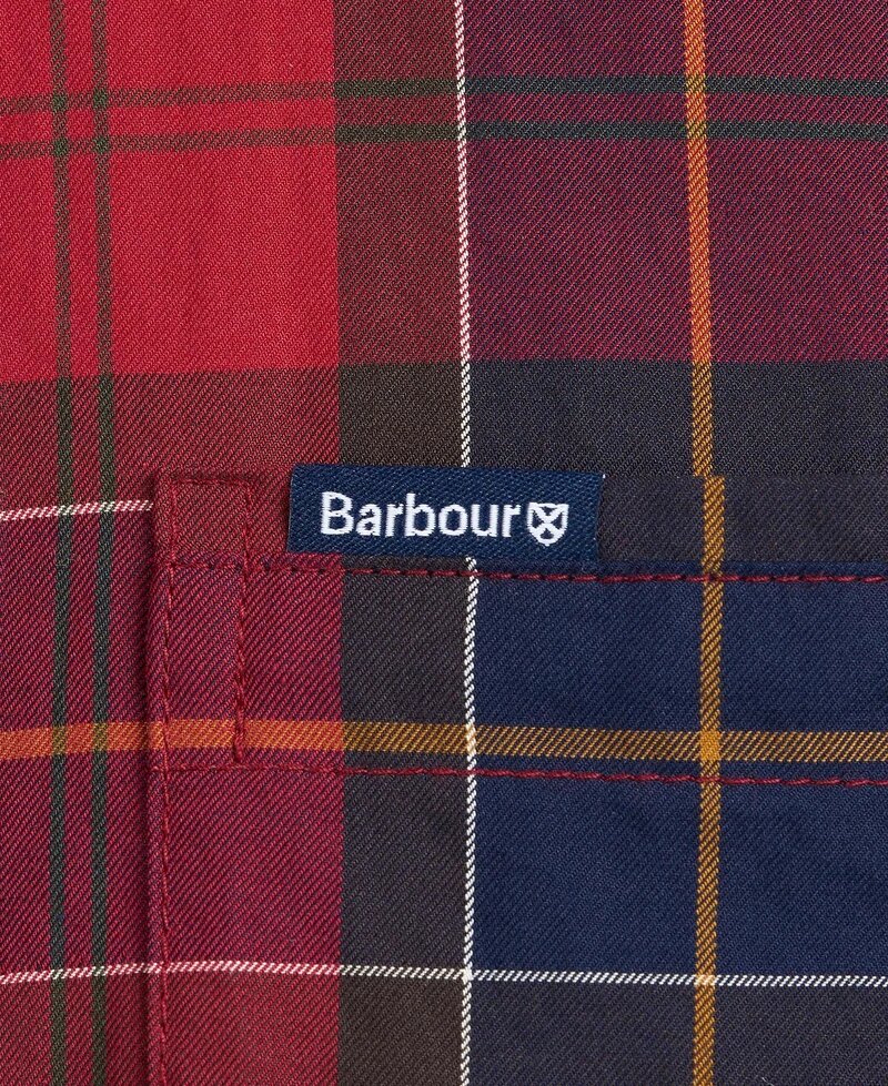Barbour Wetheram Tailored Shirt Red - Imagen 4