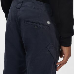 C.P. Company Stretch Sateen Cargo Pants Ergonomic 138A Fit Total Eclipse Blue - Imagen 6