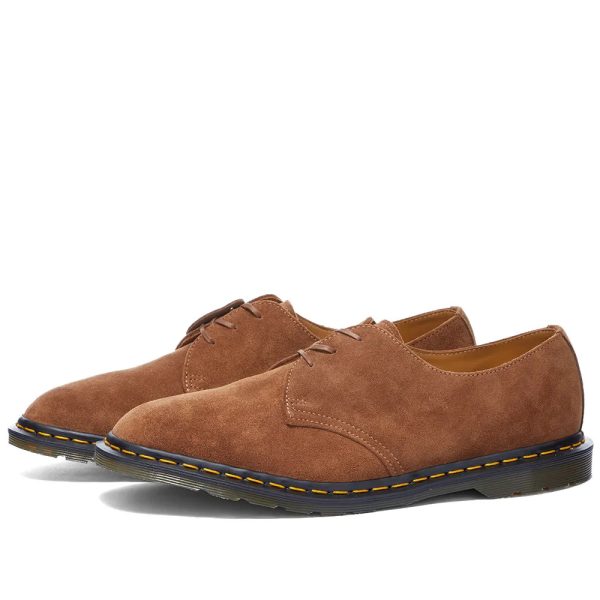 Dr. Martens Archie II Repello Calf Suede Made in England Dark Tan