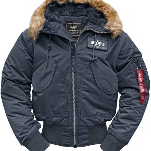 Alpha Industries 45P Hooded Rep. Blue