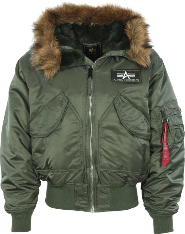 Alpha Industries 45P Hooded Sage Green