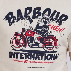 Barbour International Legendary A7 T-Shirt Mist - Imagen 4