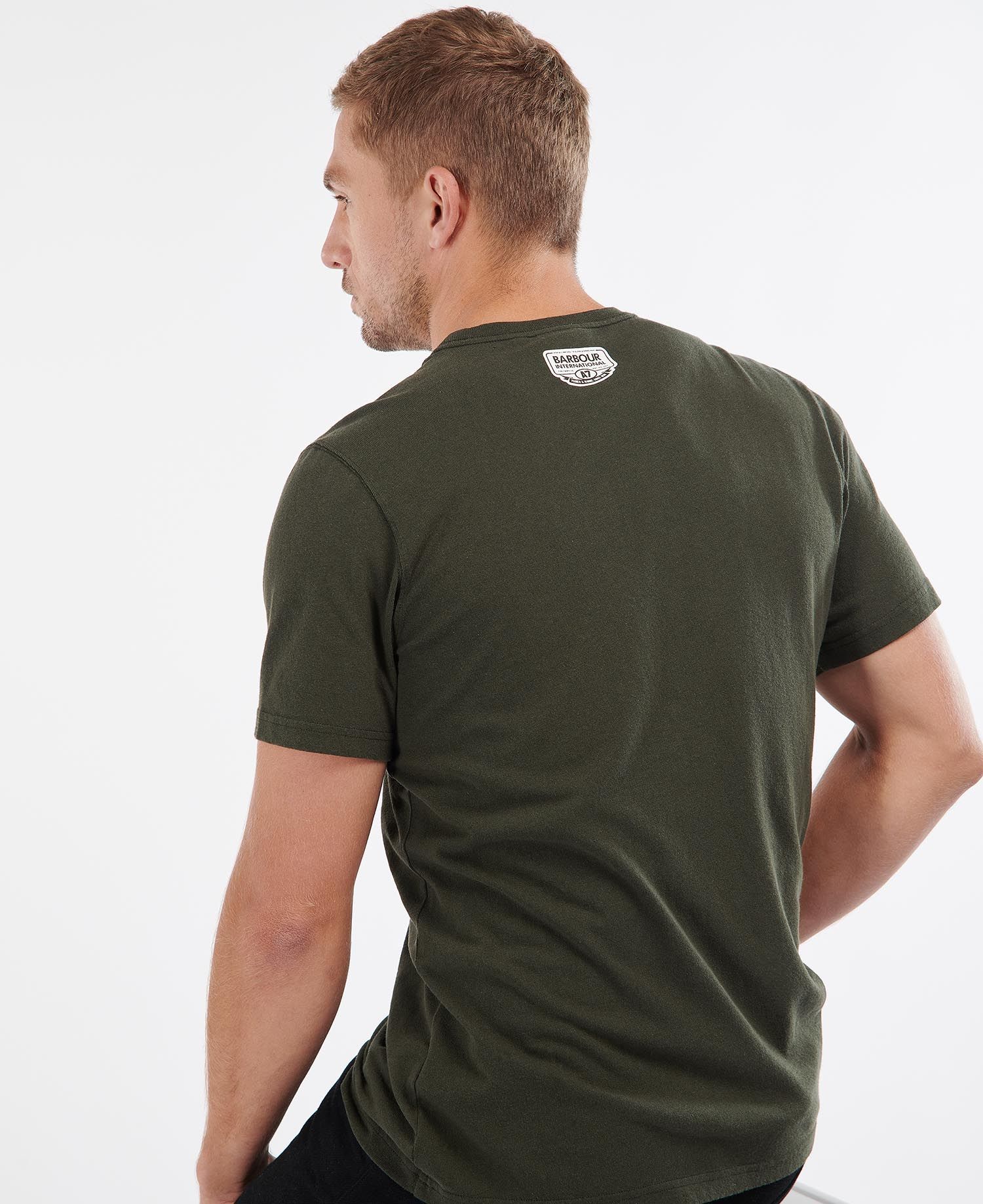 Barbour International Archive A7 T-Shirt Forest - Imagen 2