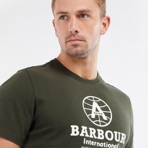 Barbour International Archive A7 T-Shirt Forest - Imagen 3