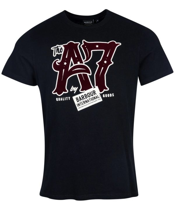 Barbour International Legacy A7 T-Shirt Black
