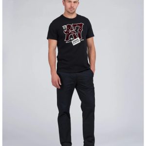 Barbour International Legacy A7 T-Shirt Black - Imagen 2