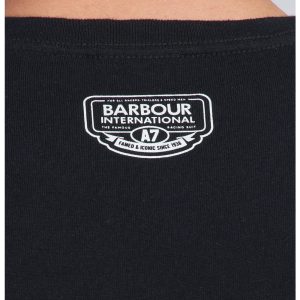 Barbour International Legacy A7 T-Shirt Black - Imagen 3