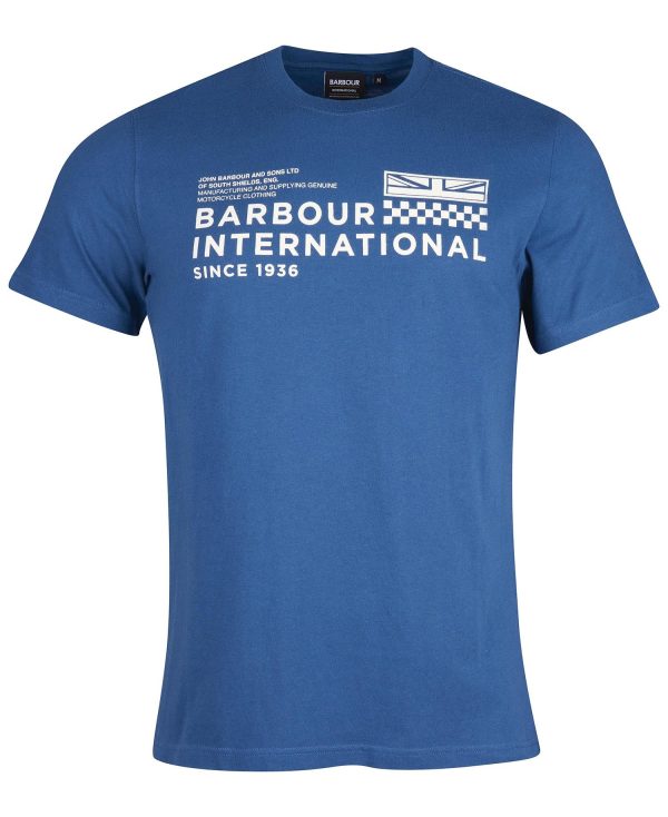 Barbour International Level T-Shirt Insignia Blue