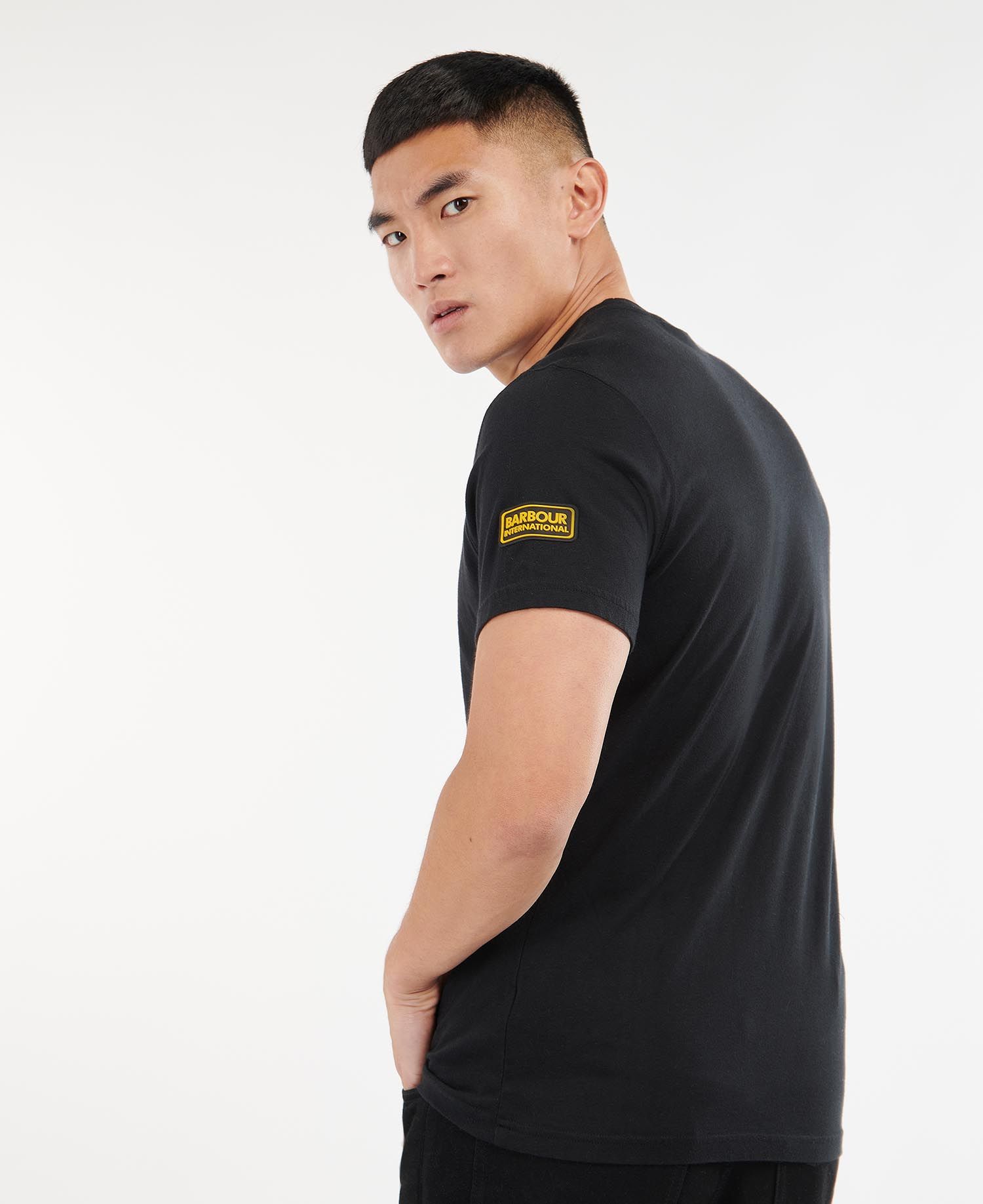 Barbour International Devise T-Shirt Black - Imagen 2