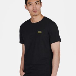Barbour International Essential Small Logo T-Shirt Black - Imagen 2