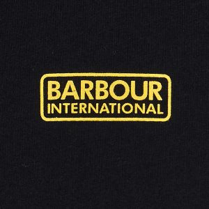 Barbour International Essential Small Logo T-Shirt Black - Imagen 3