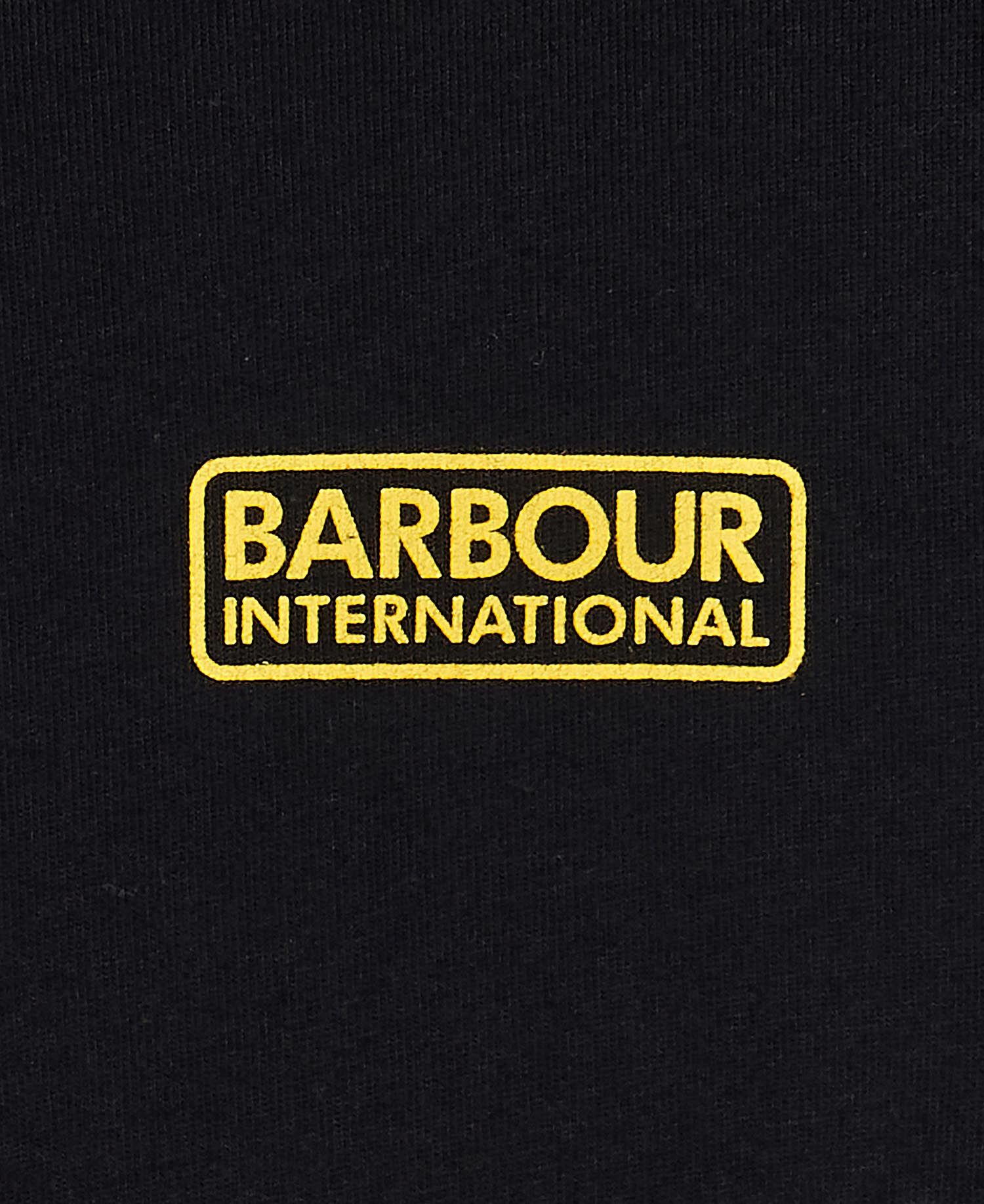 Barbour International Essential Small Logo T-Shirt Black - Imagen 3
