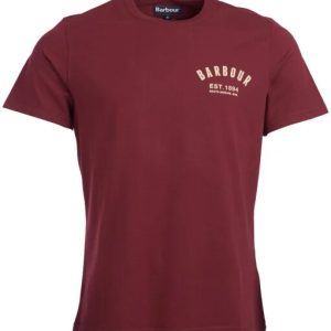 Barbour Preppy T-Shirt Tee Ruby