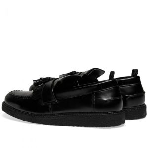 Fred Perry X George Cox Tassel Loafer B9278 Black - Imagen 2