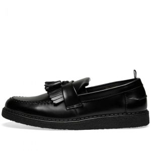 Fred Perry X George Cox Tassel Loafer B9278 Black - Imagen 3