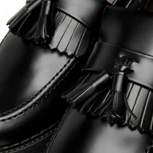 Fred Perry X George Cox Tassel Loafer B9278 Black - Imagen 4