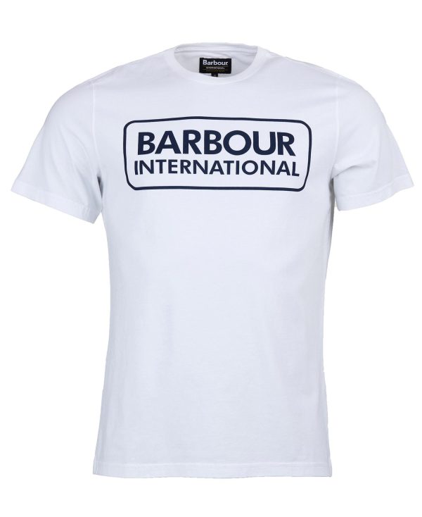 Barbour International Essential Large Logo T-Shirt White