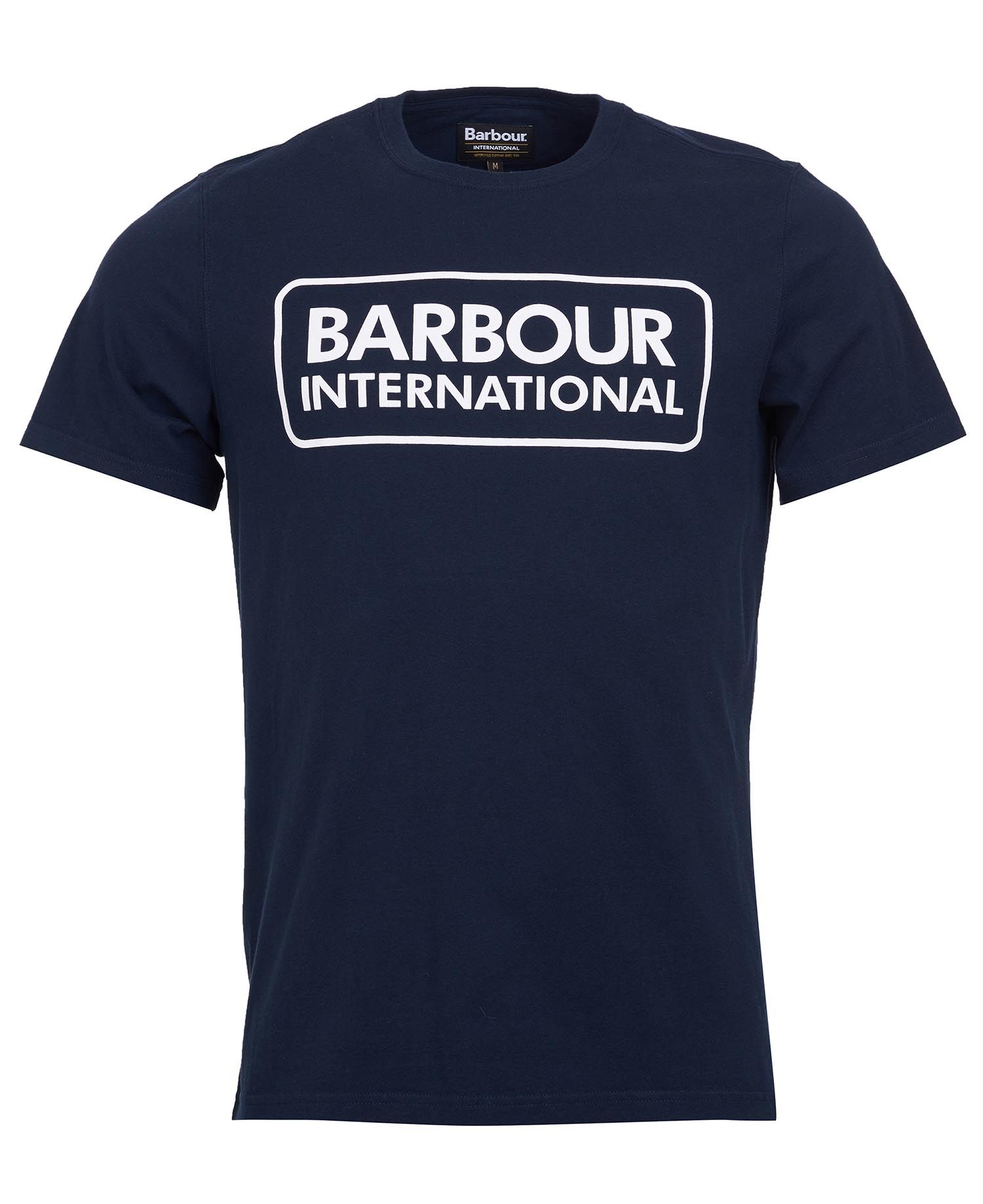 Barbour International Essential Large Logo T-Shirt Navy
