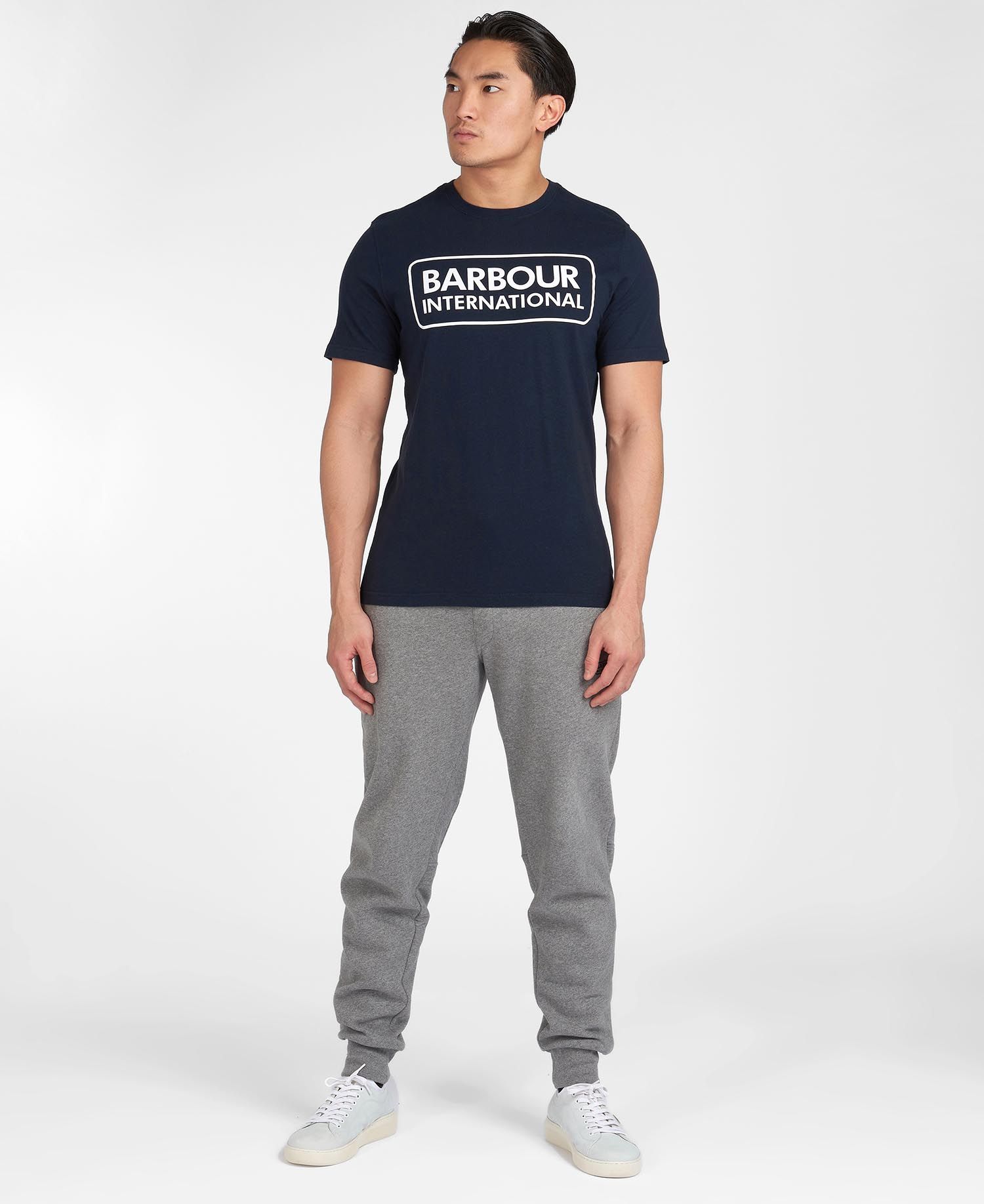 Barbour International Essential Large Logo T-Shirt Navy - Imagen 2