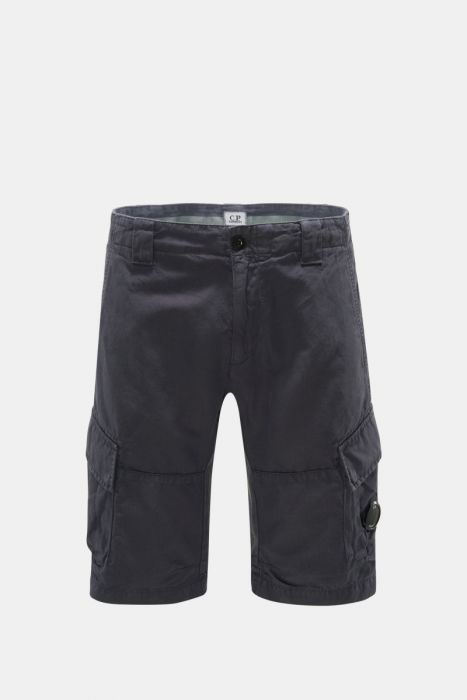 C.P. Company Cotton Linen Cargo Short Navy